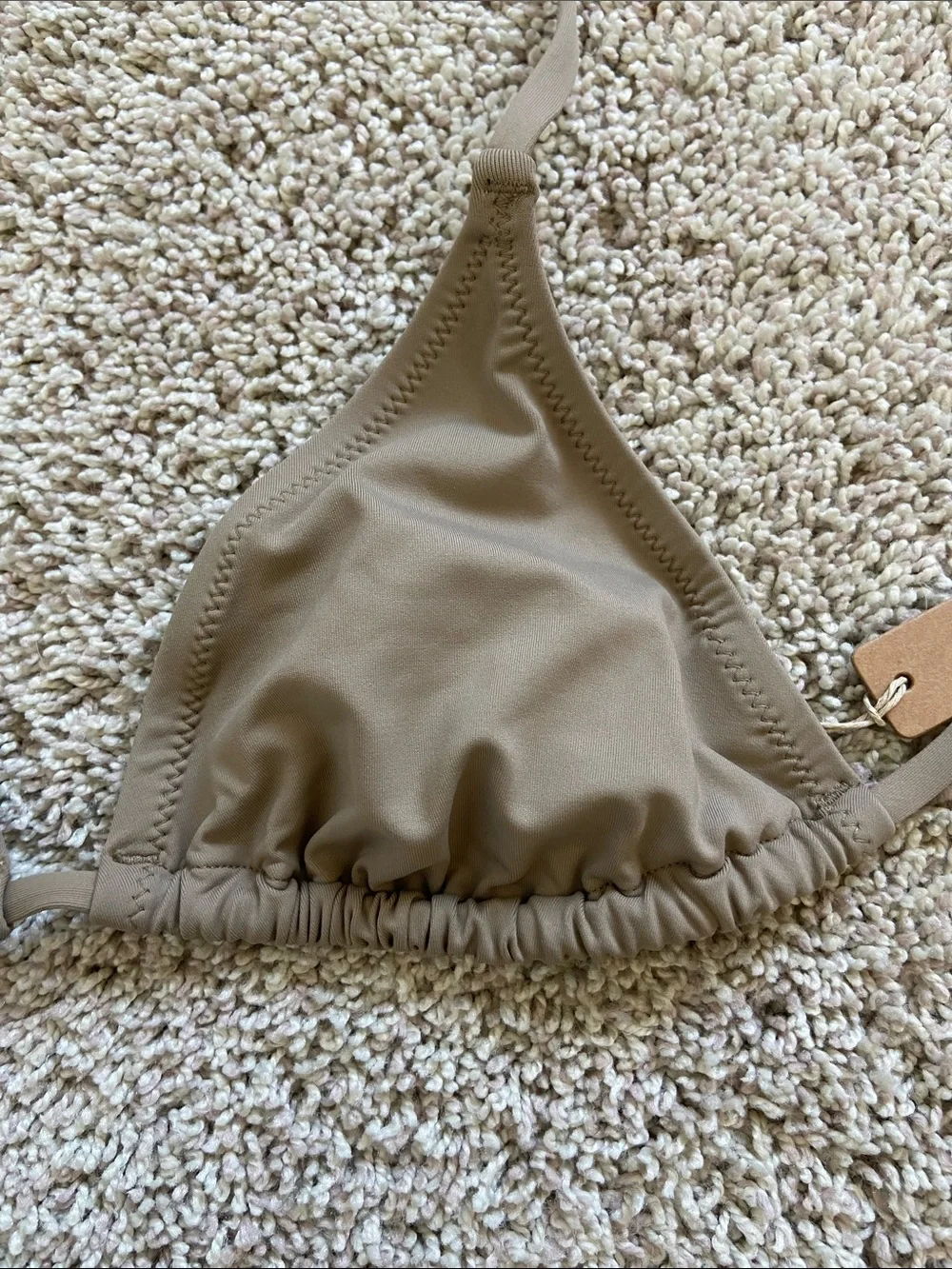 NWT Skims Triangle Bikini Top in Desert sz S Skimpy Strappy Snatched